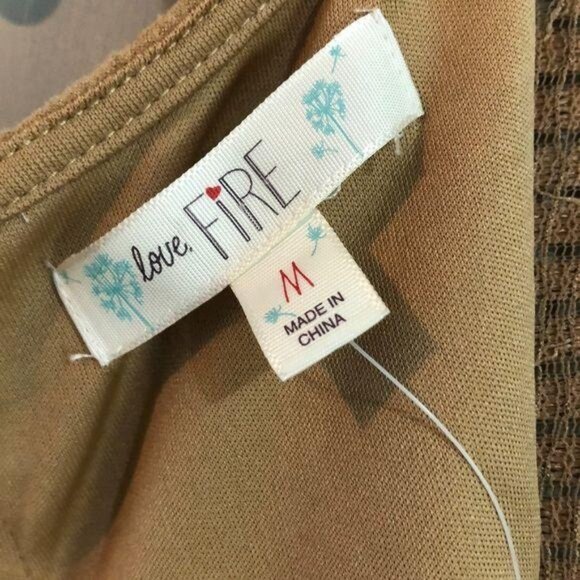 NWT Sleeveless Tan Suede Dress With Lace Overlay & Laser-Cut Hem - Picture 7 of 8